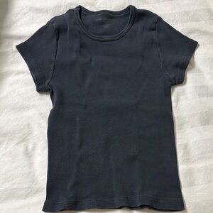 Brandy Melville navy blue tee